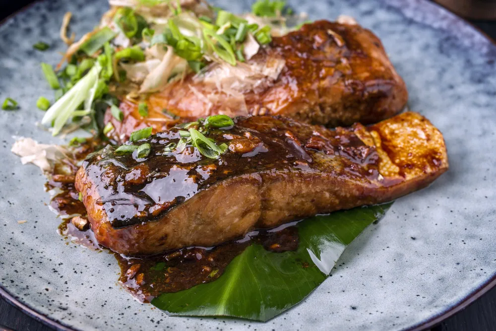 Recette Filet de saumon sauce teriyaki à l'orange