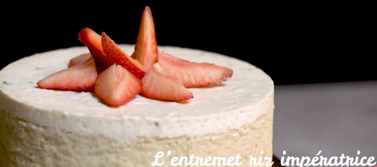 Entremet riz à l'impératrice