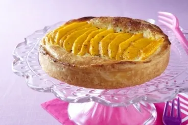 Image recette Tarte à la mangue et au mascarpone légèrement poivrée